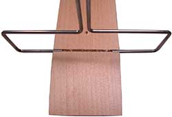 wheel placement in display stand