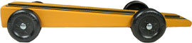 Completed wedge side view